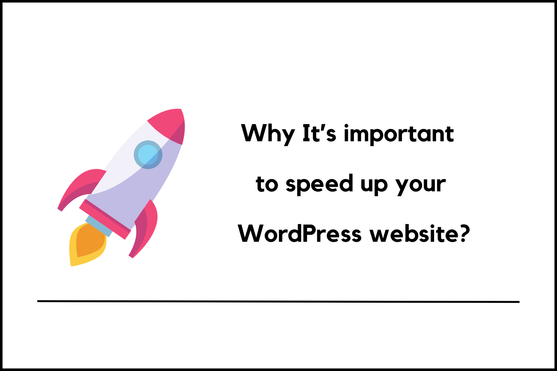 Speed up your wordpress website